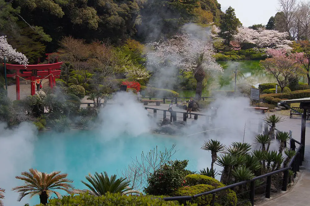 Pemandangan pedesaan Jepang di sekitar Osaka