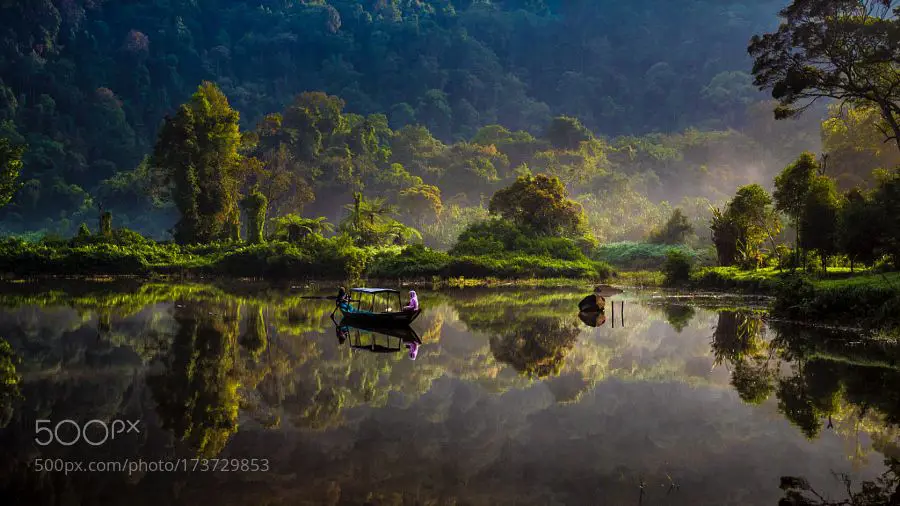 Pemandangan indah di Sukabumi