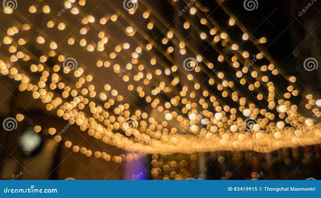 Foto bokeh malam hari di Thailand yang menakjubkan