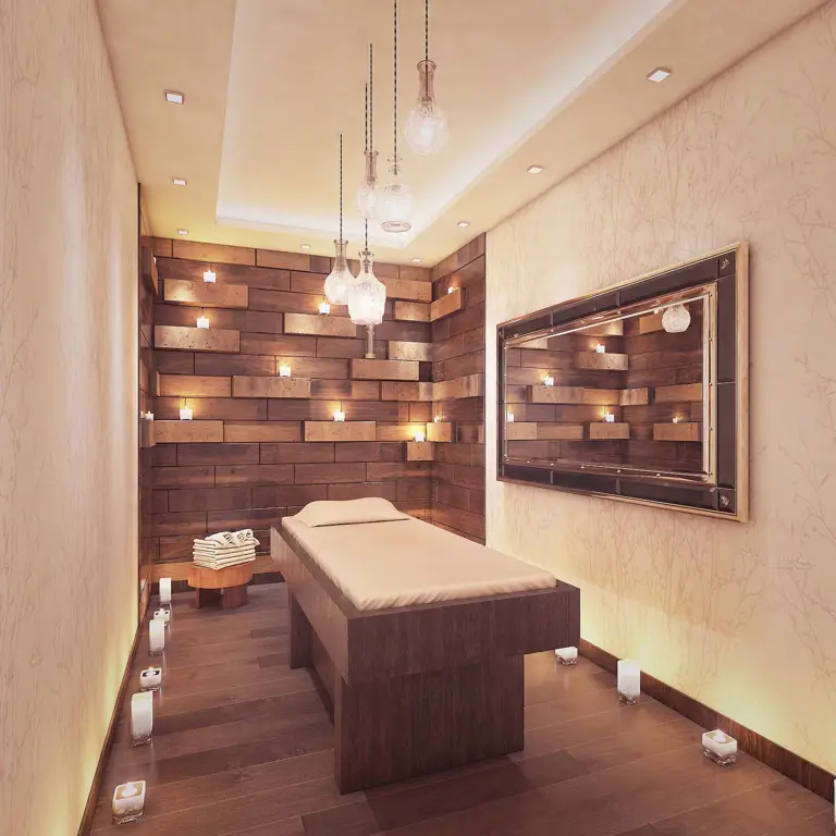 Desain interior spa yang elegan