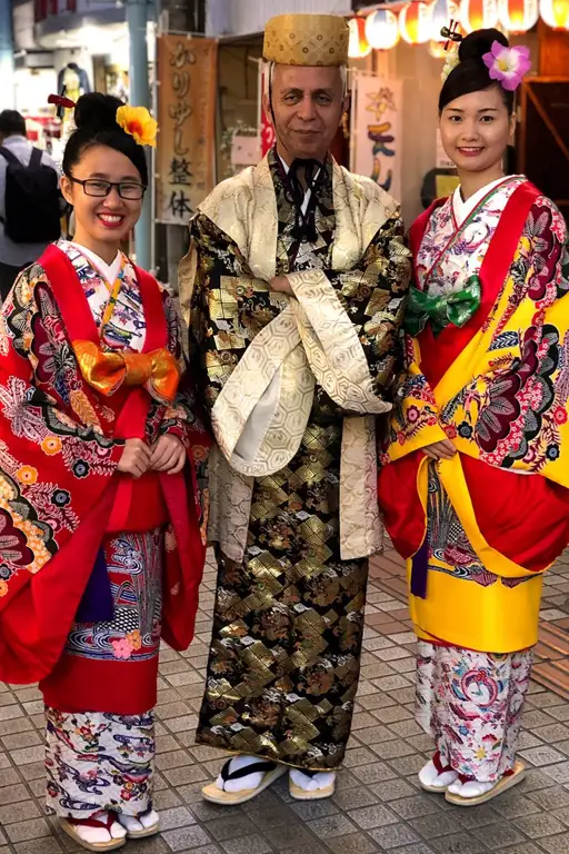 Foto pakaian tradisional Jepang