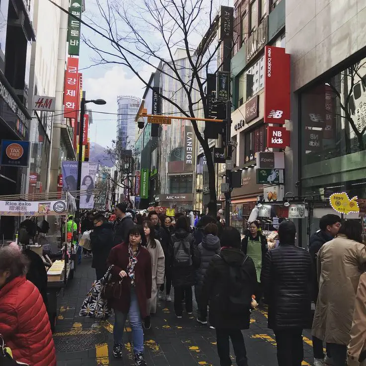 Jalanan di Seoul, Korea Selatan