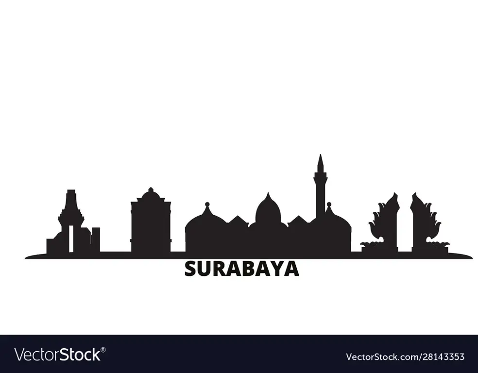 Pemandangan Kota Surabaya yang menawan