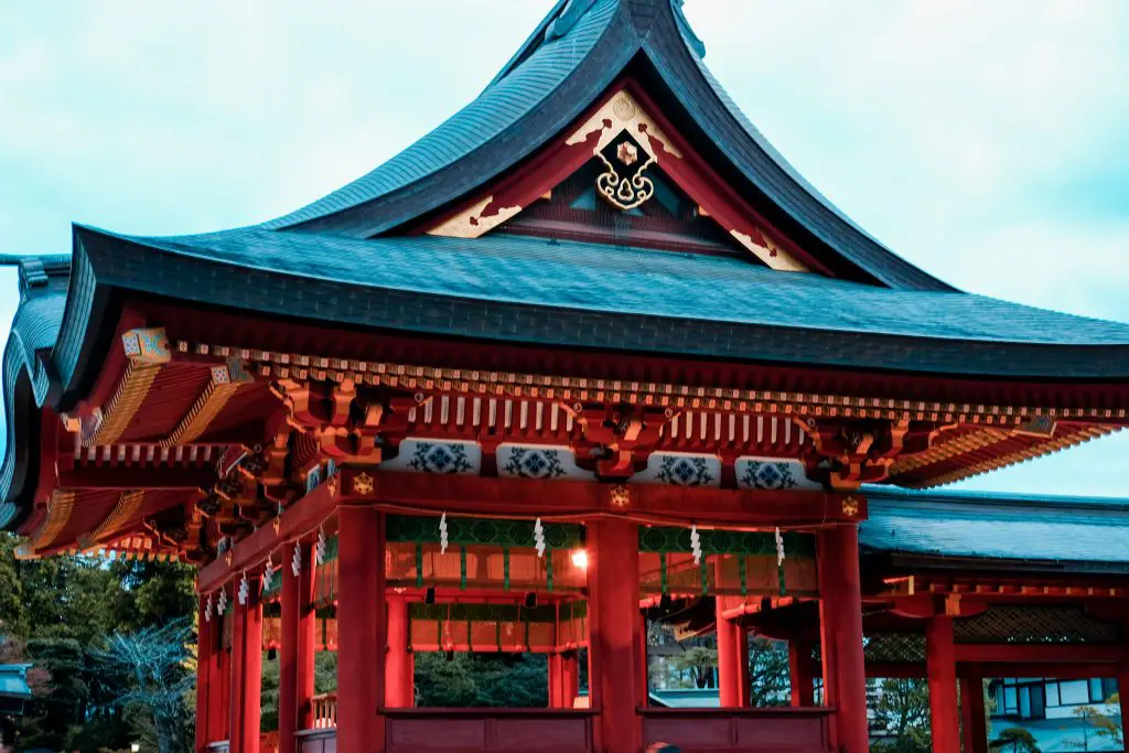 Gambar Kuil di Kamakura, Jepang