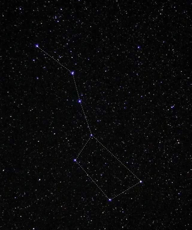 Langit malam yang penuh bintang