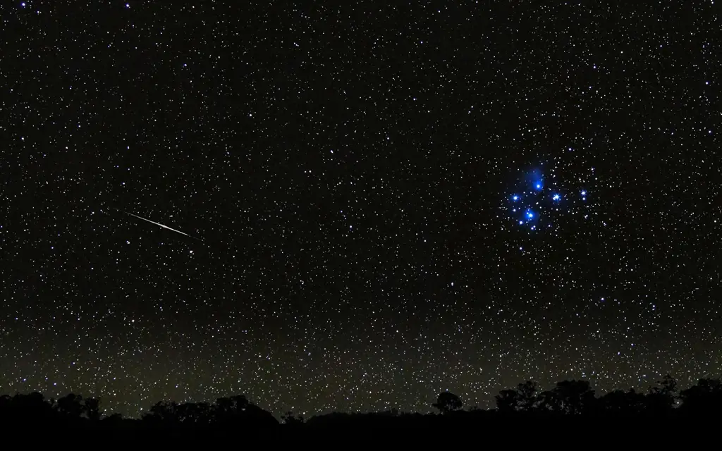 Gambar langit malam yang dipenuhi bintang-bintang