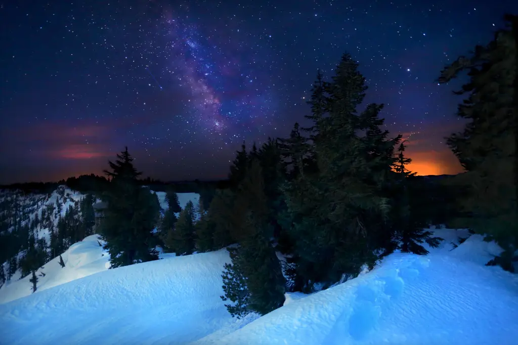 Langit malam yang dipenuhi bintang-bintang