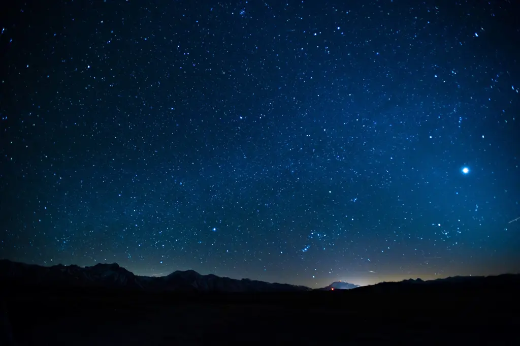 Langit malam yang dipenuhi bintang-bintang