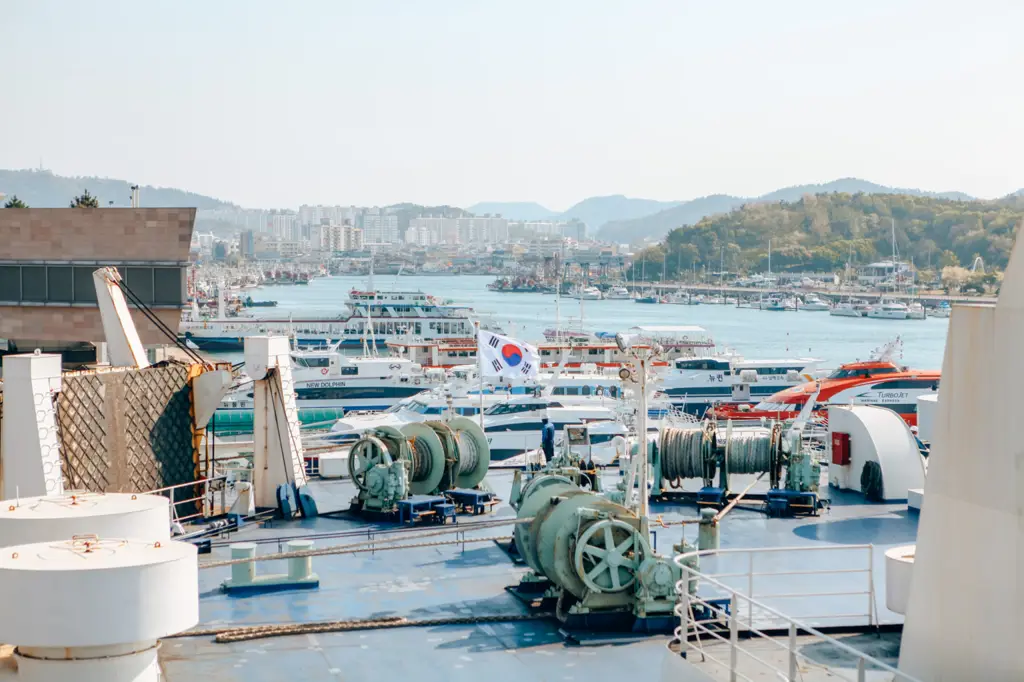 Pemandangan pantai Mokpo