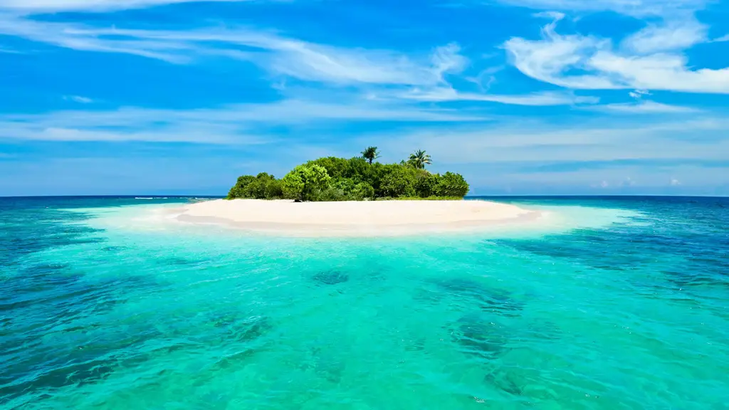 Pantai terpencil yang indah