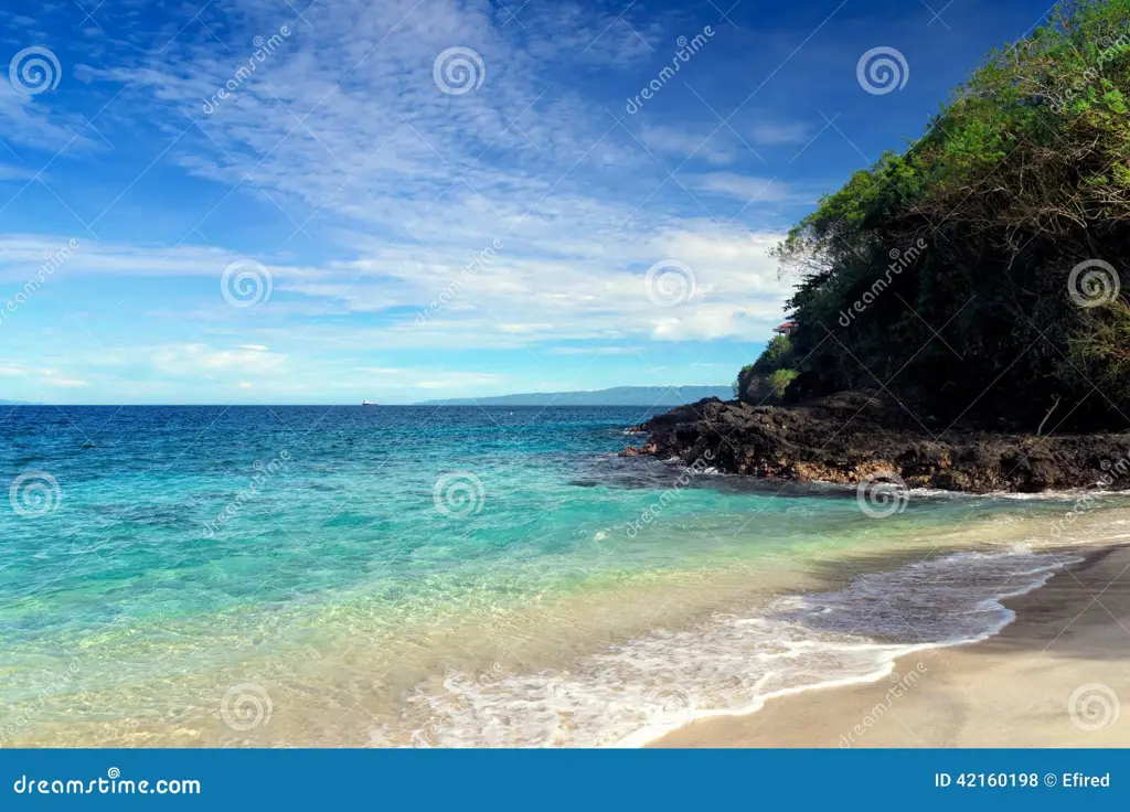 Pantai tropis di Indonesia