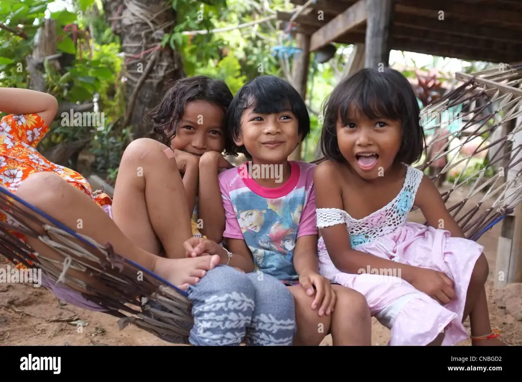 Adegan di pedesaan Thailand