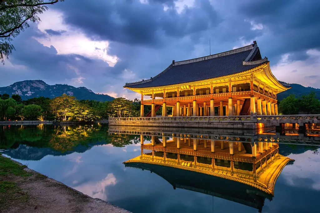 Foto-foto situs bersejarah Korea seperti istana dan kuil