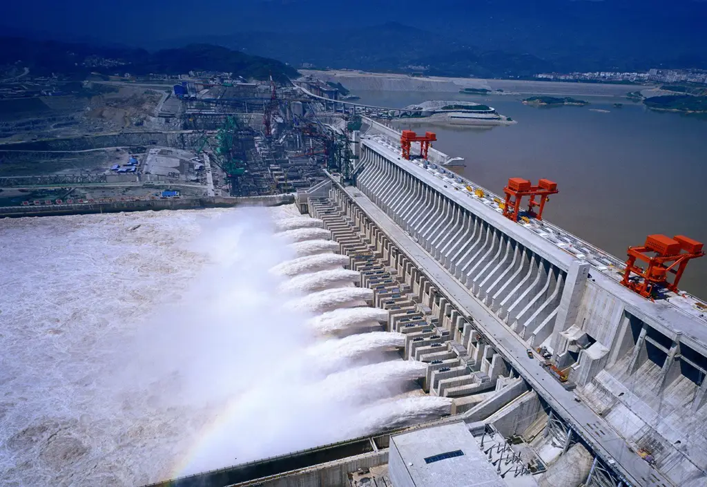 Pemandangan Sungai Yangtze di Tiongkok