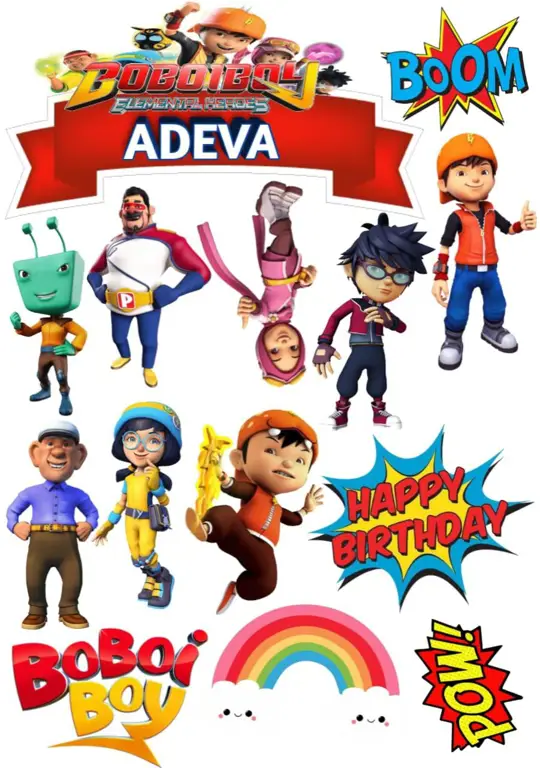 Gambar kekuatan Boboiboy