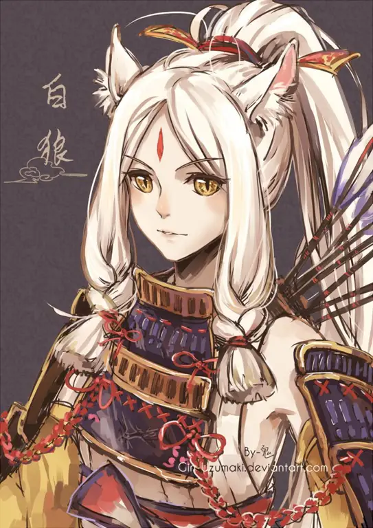 Ilustrasi karakter Onmyouji yang kuat dari anime