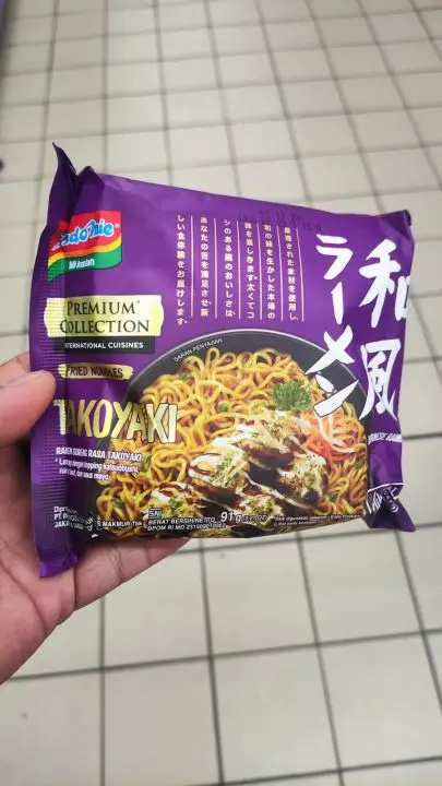 Kemasan Indomie yang dijual di Korea Selatan