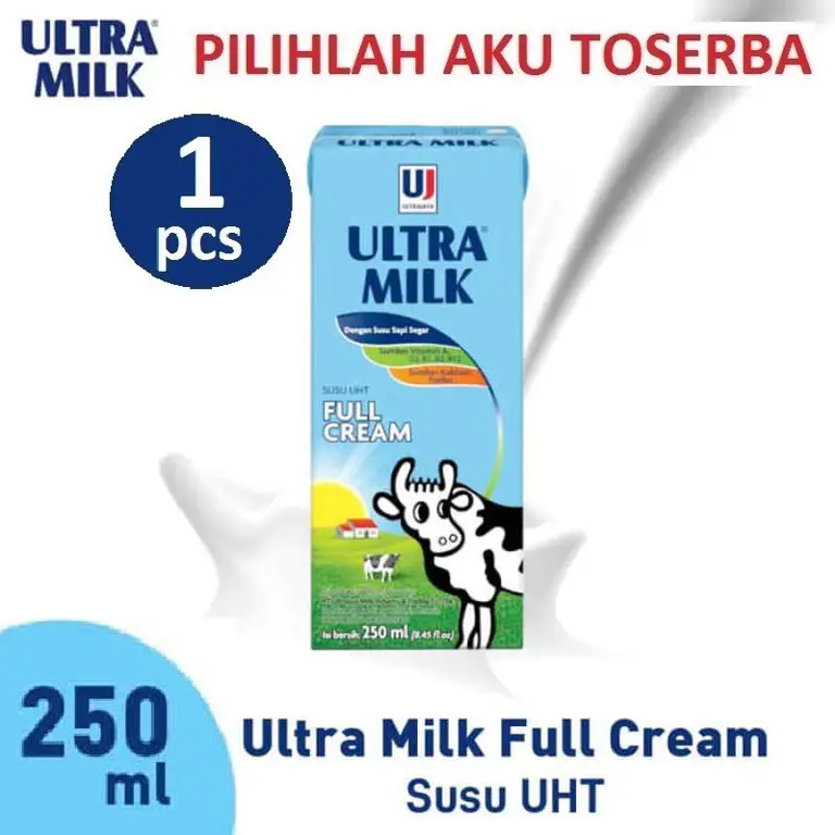 Kemasan Susu Ultra Milk 250ml