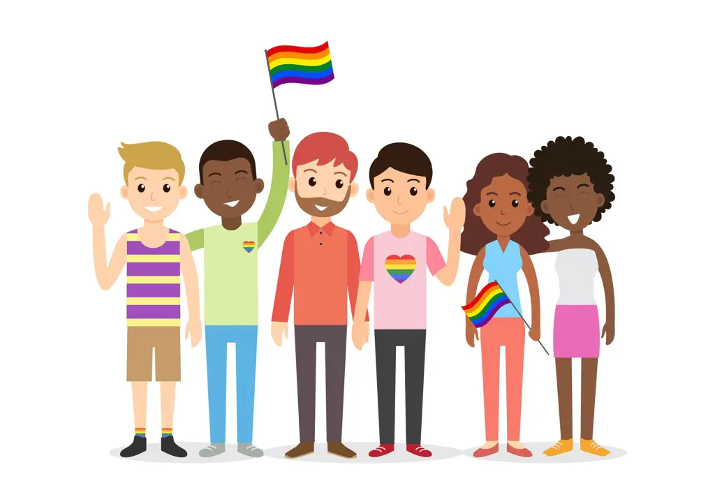 Gambar yang menampilkan keragaman komunitas LGBTQ+