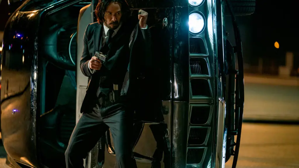 Adegan aksi menegangkan dari John Wick 4