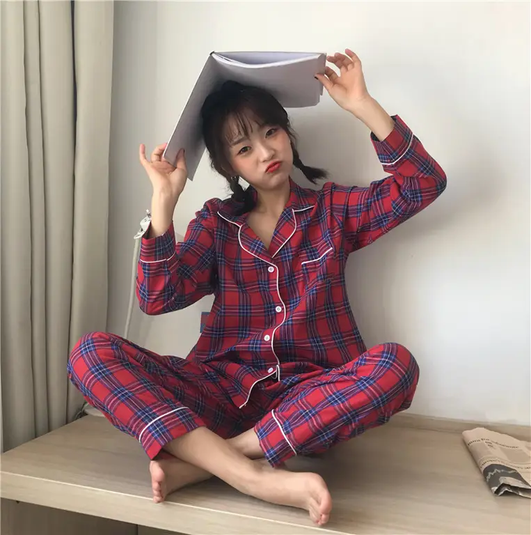 Baju tidur Korea dengan desain lucu dan imut