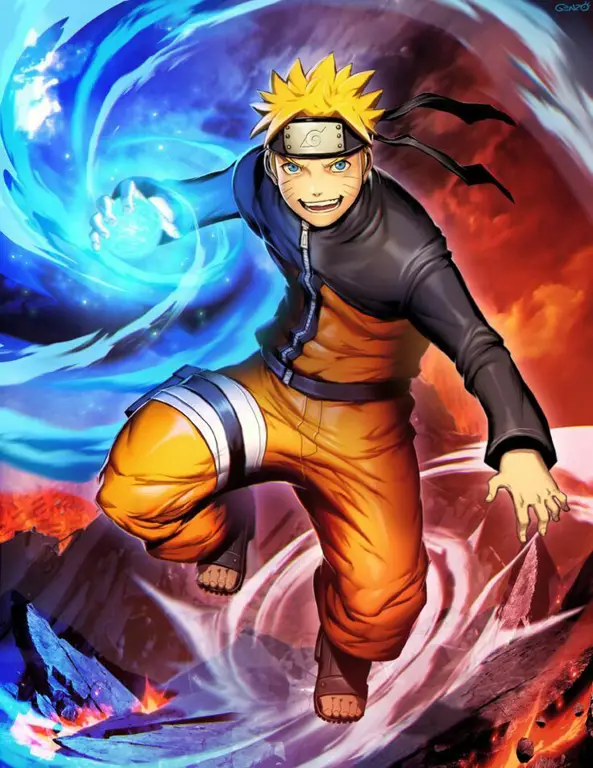 Gambar fanart Naruto yang indah dan kreatif