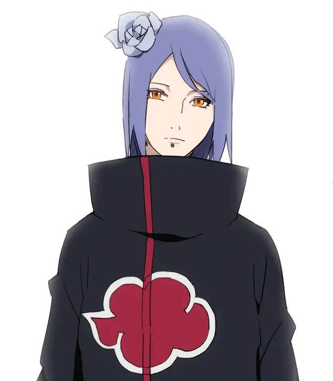 Gambar Konan dari Anime Naruto