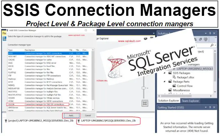 Gambar konfigurasi connection manager di SSIS