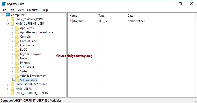 Gambar konfigurasi paket SSIS