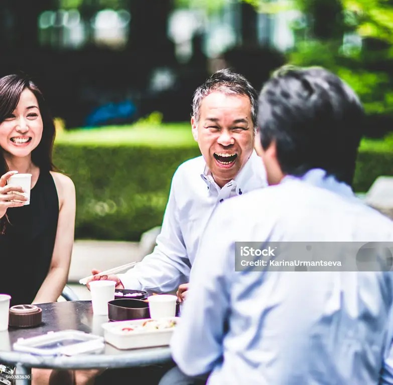 Pertemuan bisnis antara pengusaha Jepang dan Asia