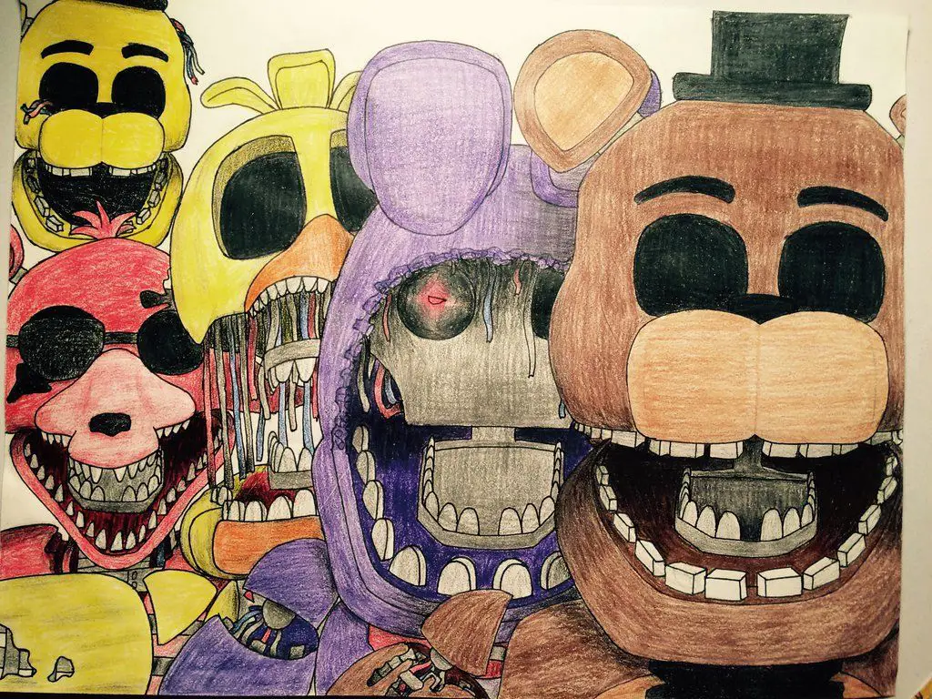 Gambar karakter FNAF