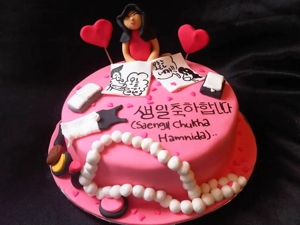 Gambar kue ulang tahun Korea