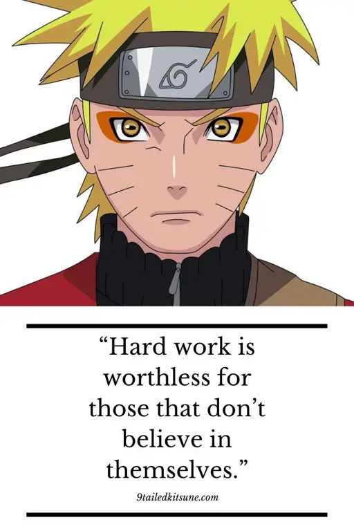 Gambar kutipan inspiratif dari Naruto