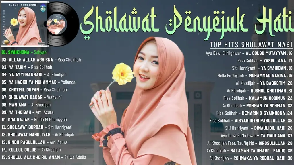 Gambar berbagai lagu sholawat yang sedang viral