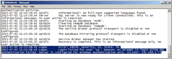 Troubleshooting Kesalahan SQL Server