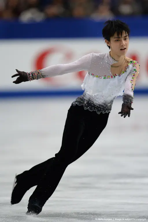 Foto latihan figure skating di Jepang