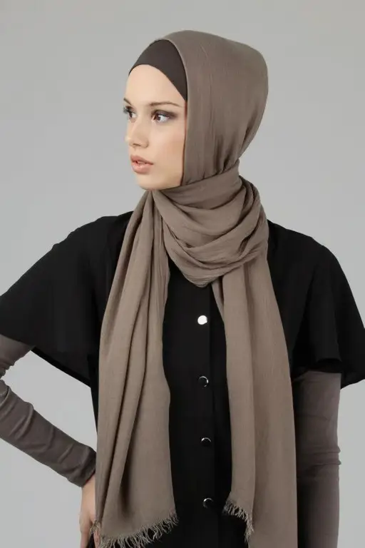 Lemari hijab modern dengan desain minimalis