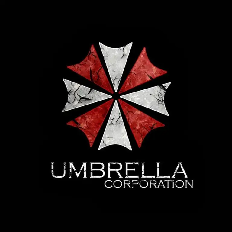 Logo Umbrella Corporation dalam film Resident Evil: Welcome to Raccoon City