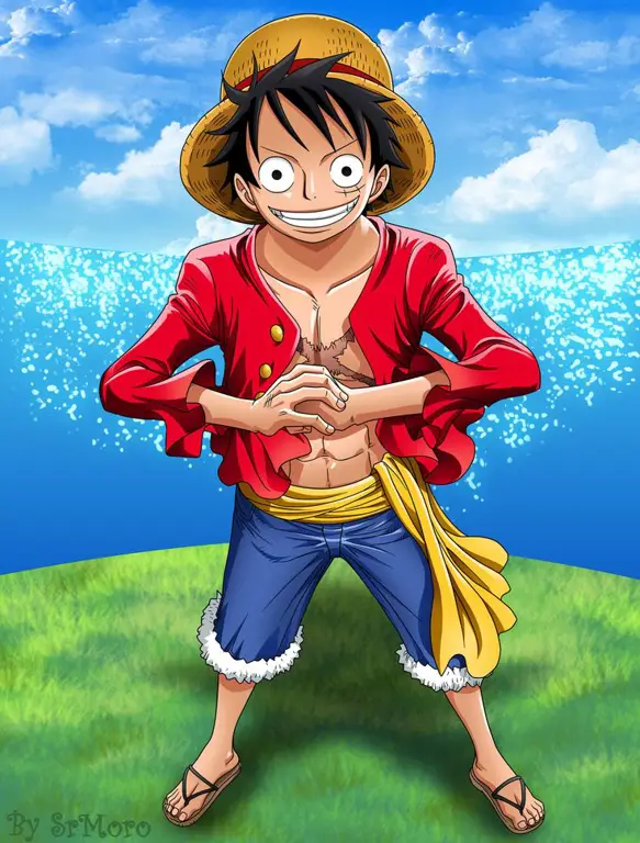 Gambar Luffy, karakter utama One Piece