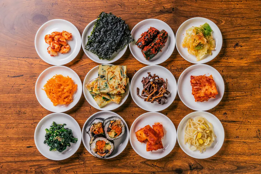 Gambar makanan Korea yang lezat