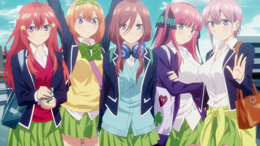 Gambar Maki Houjou dari anime The Quintessential Quintuplets