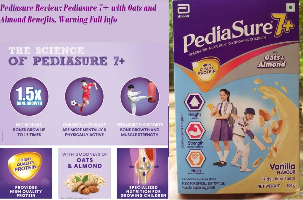 Bagan yang menunjukkan manfaat Pediasure untuk anak.