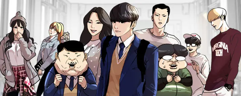 Halaman manhwa Korea