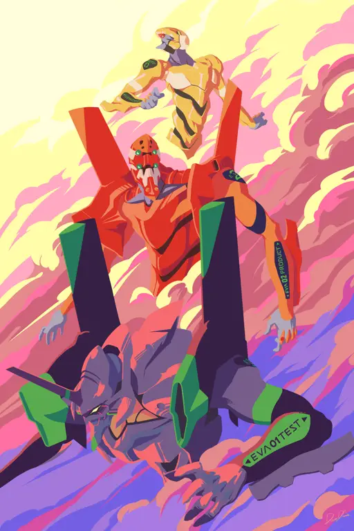 Gambar Evangelion Unit-02