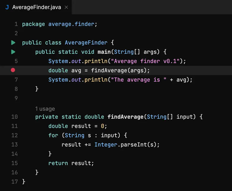 Debugging Kode Java