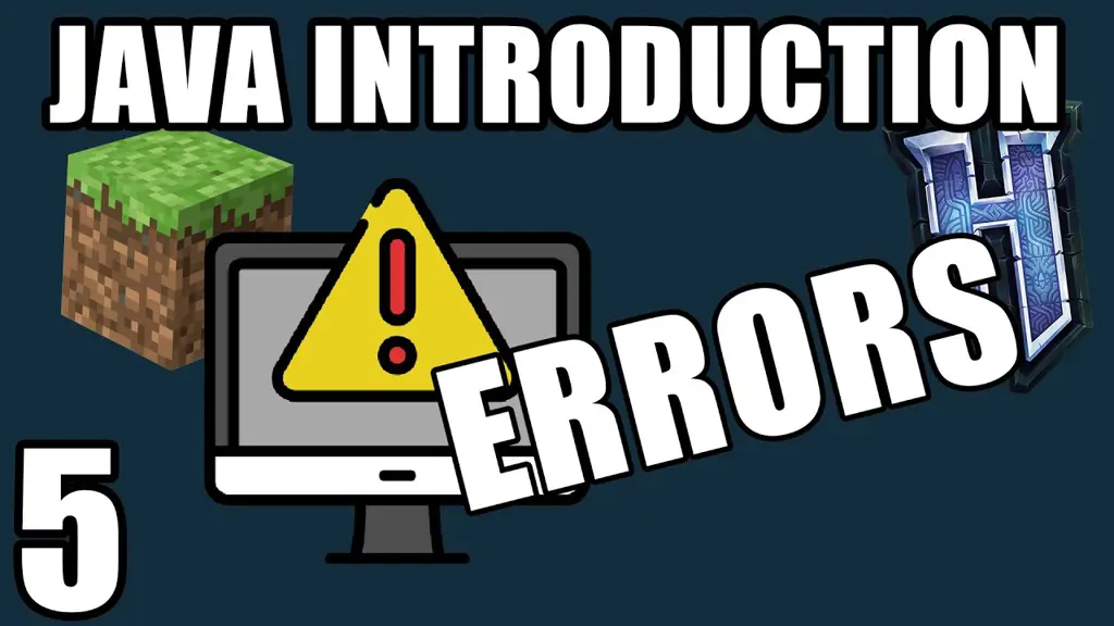 Gambar contoh error message Java