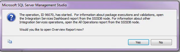 Gambar proses troubleshooting paket SSIS