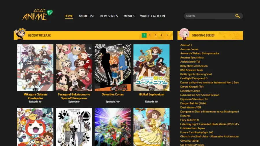 Perbandingan platform streaming anime