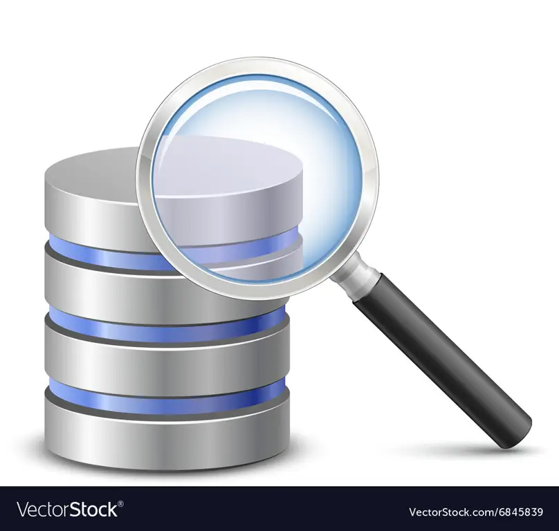 Ilustrasi pencarian data dalam database