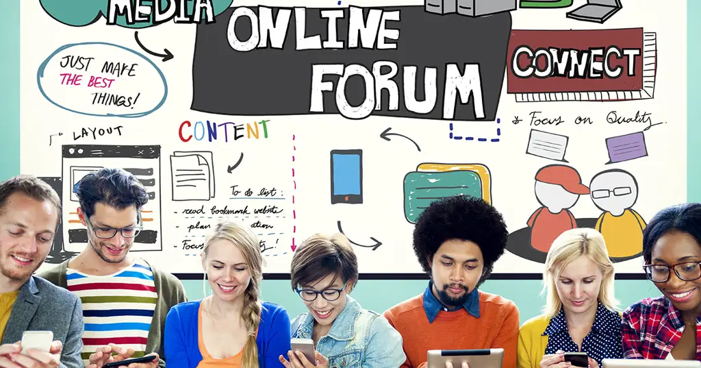 Gambar forum diskusi online